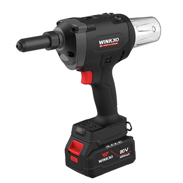 Pistola Per Rivetti Elettrica Senza Fili 20V – 2 Funzioni Automatiche – Kit Con Batteria 1500mAh E Caricatore – Per Auto E Officina