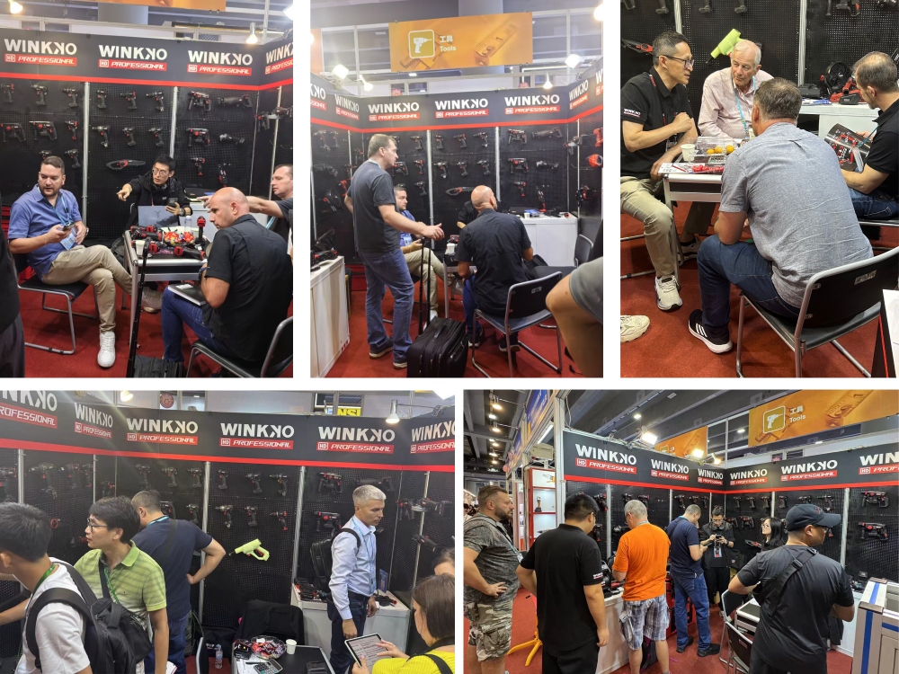 Winkko Tool at 136th Canton Fair, Clients in Abundance